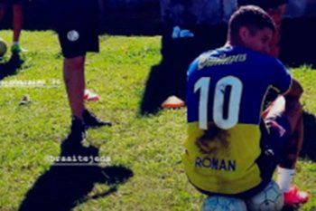 Rojo a un paso de cumplirle el sueño al padre de ponerse la camiseta de Boca.