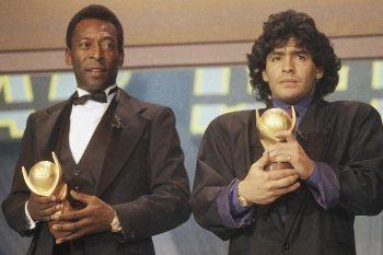 Pelé y Maradona, una rivalidad histórica en el fútbol