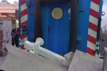 El accidente se produjo en la estación de Merlo