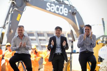 Axel Kicillof dio inicio a las obras para transformar en autovía la Ruta 3.
