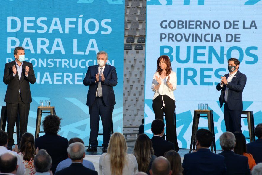 La Plata fue la ciudad elegida por el Frente de Todos para varios de sus actos