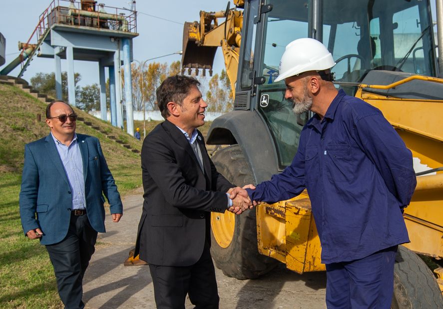 Axel Kicillof anunció obras en Saladillo.