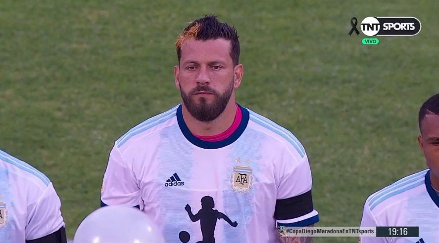 Jorge Broun le rindió homenaje a Diego Maradona
