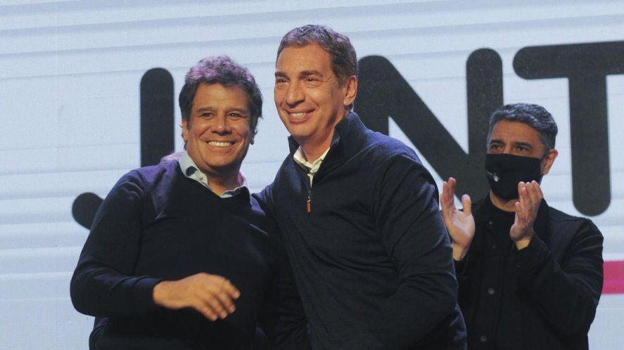 Diego Santilli y Facundo Manes compartieron bunker tras las elecciones PASO, pero la tensión se mantiene hasta definir las lista de Juntos para noviembre.