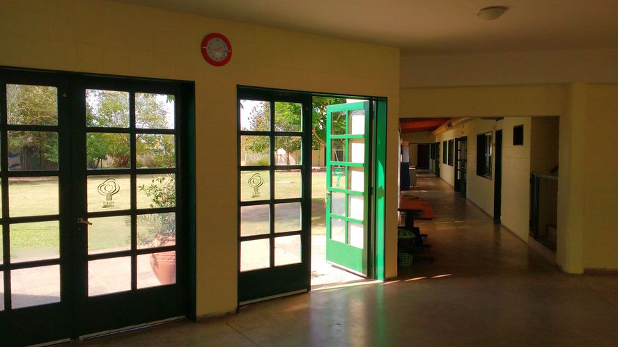 Benjamín cursa el ciclo lectivo en la escuela CEDI de Gonnet