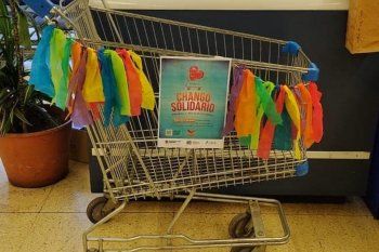 Los changos solidarios están identificados en los ingresos de las sucursales adheridas