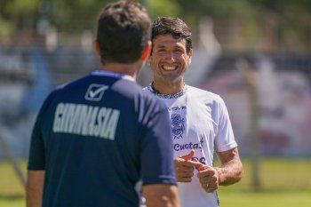 Sebastián Romero habló por primera vez como DT de Gimnasia.