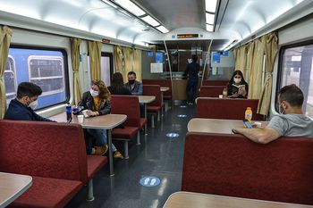 El coche comedor volvió a estar operativo este lunes