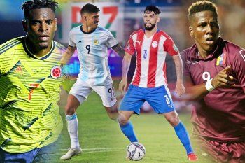 Zapata, Correa, Alderete y Hurtado, ex Estudiantes y Gimnasia en la Copa América.