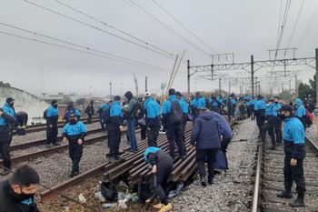 El corte se inició antes de las 10 horas de este jueves