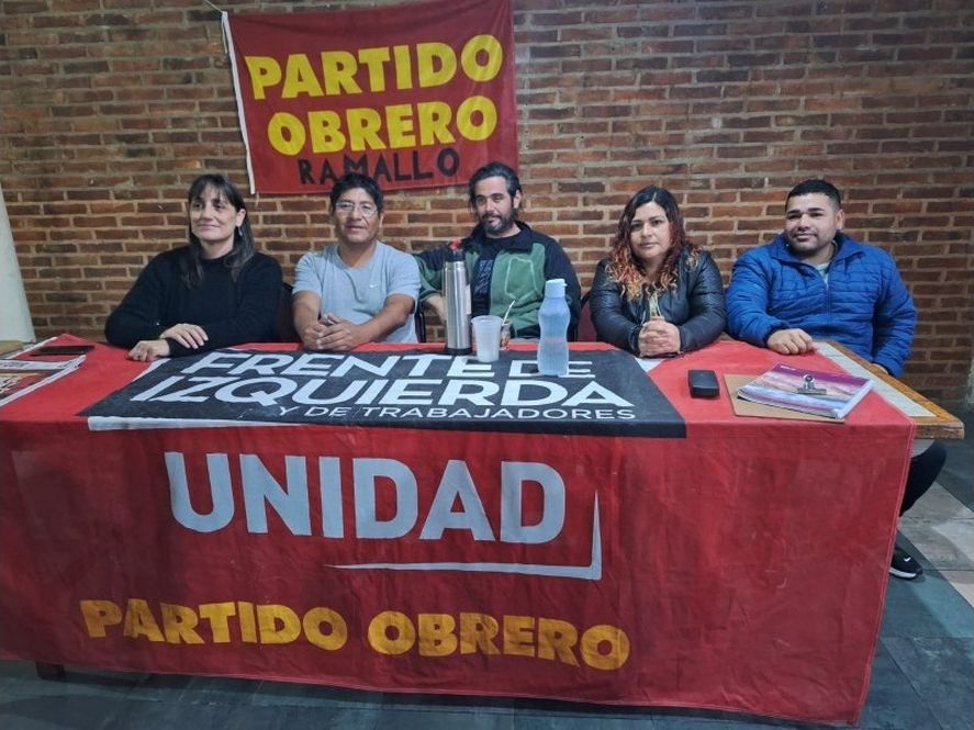 El Frente de Izquierda de Ramallo presentó a David Gutiérrez como pre candidato a intendente.