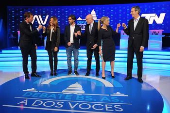 El debate entre los cuatro candidatos y las dos candidatas tuvo propuestas diversas y cruces interesantes