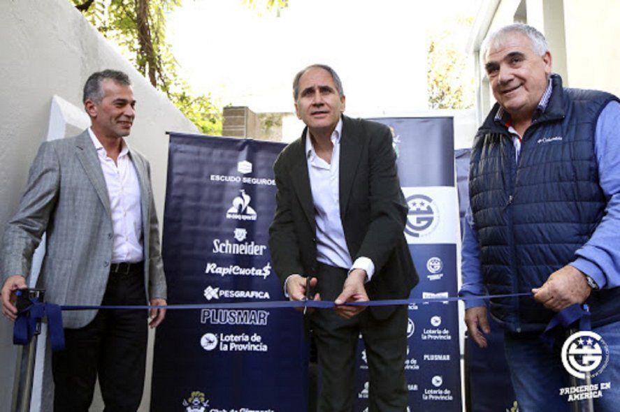 José Luís Staiano, junto a Gabriel Pellegrino
