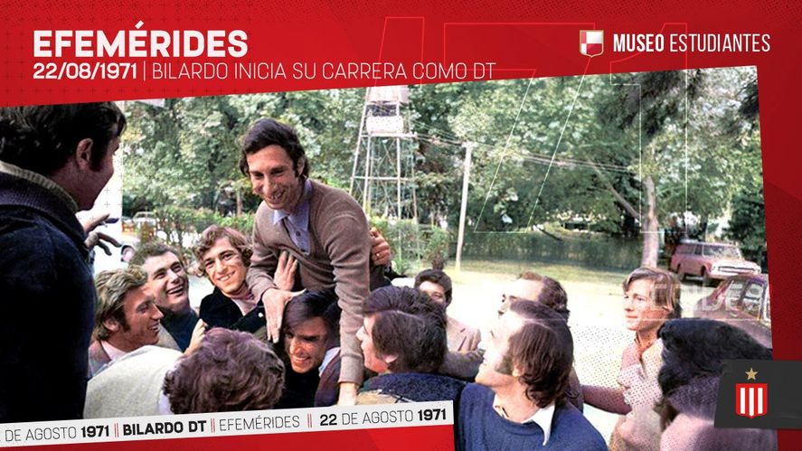 La historia del fútbol tiene un lugar guardado para Carlos Bilardo: se debut fue hace 50 años con quienes habían sido sus compañeros.