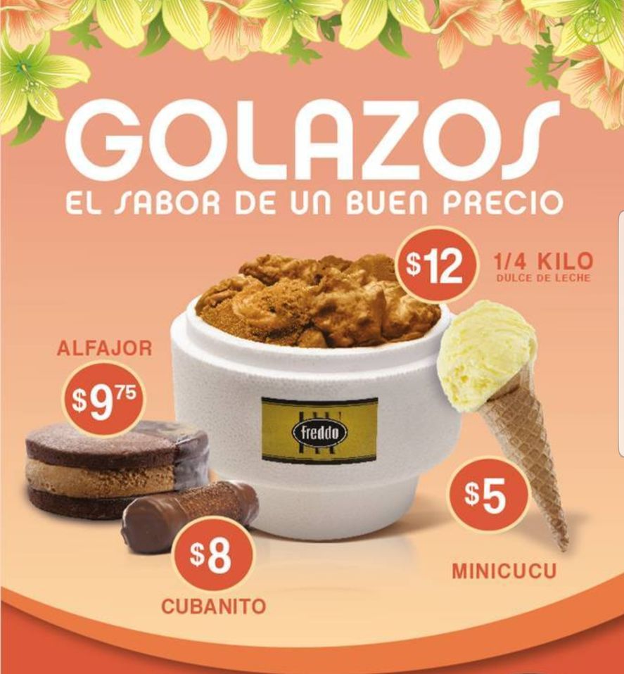 El afiche de 2010 de la empresa de helados 