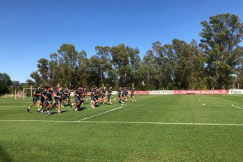 El plantel de Estudiantes ya se entrena en City Bell.