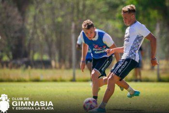 Ignacio Miramón se sumó a los entrenamientos de Gimnasia.