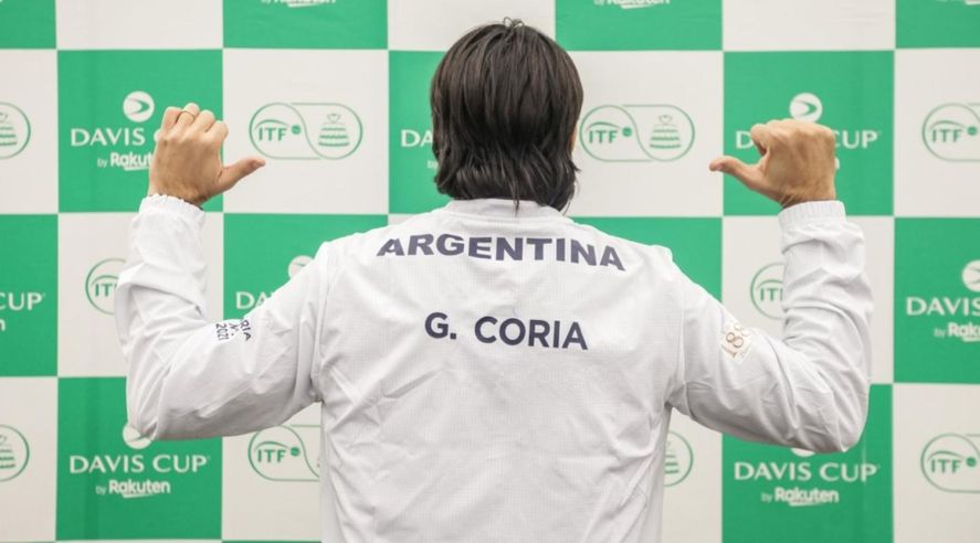 Espalda para bancar: con un debut se inicia el ciclo de Coria al frente de Argentina en la Copa Davis.