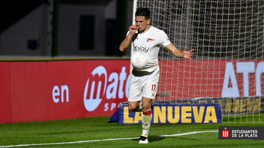 Castro marcó cuatro goles en cuatro partidos para Estudiantes.