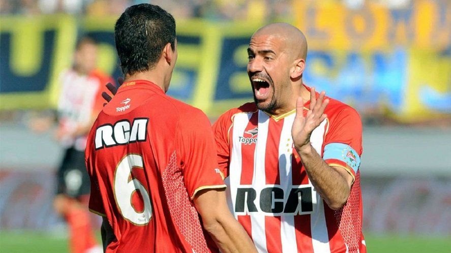 Juan Sebastián Verón y Marcos Rojo en Estudiantes