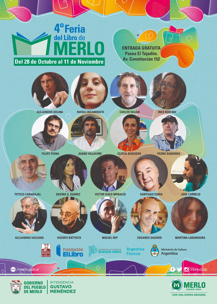 Cecilia se presentará con su tercer libro este viernes 29 de octubre a las 16:00 horas en la Feria del Libro de Merlo.