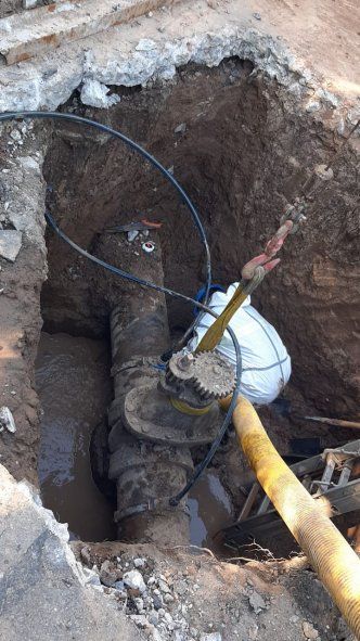 San Fernando: AySA culminó una obra clave para modernizar la red de agua