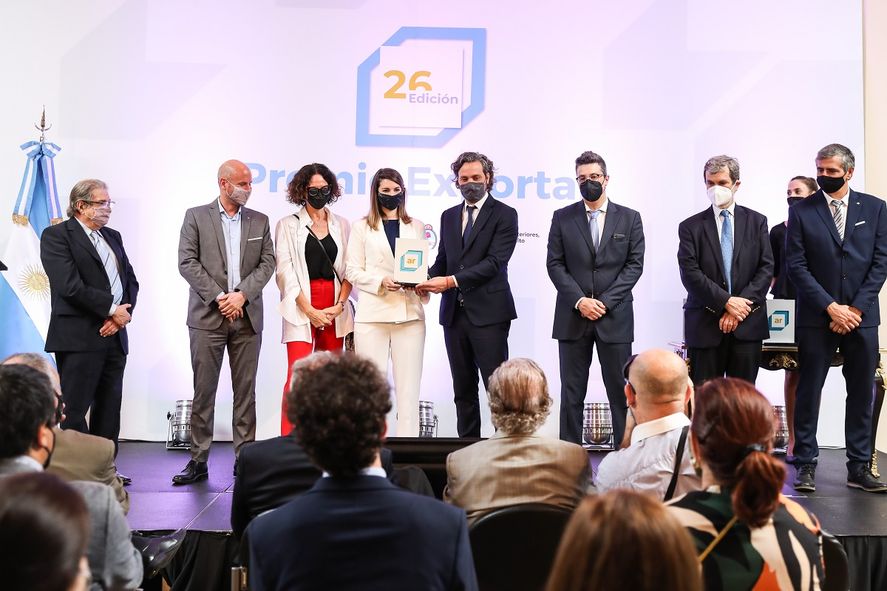 Guillermina recibió el premio Exportar 2021
