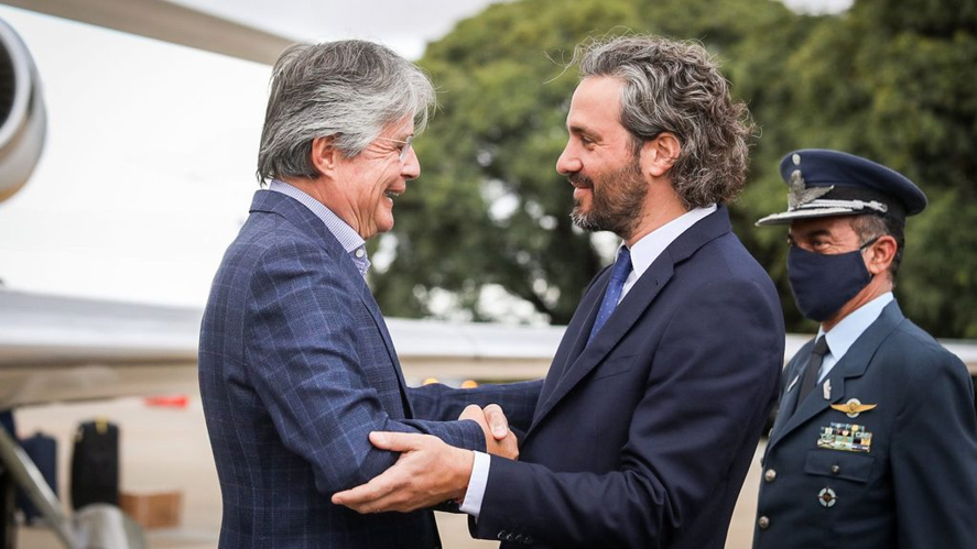 Lasso fue recibido por Cafiero, antes que Alberto Fernández