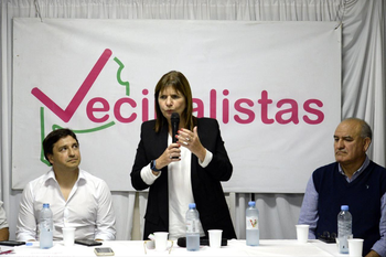 La titular del PRO, Patricia Bullrich, no deja de avanzar en los distritos con acuerdos políticos que sumen músculo a su candidatura.