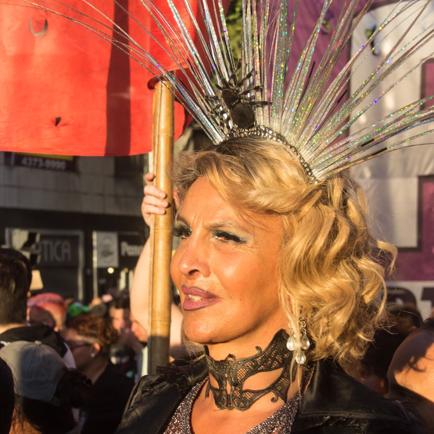 Activistas con años de lucha presentes en la plaza