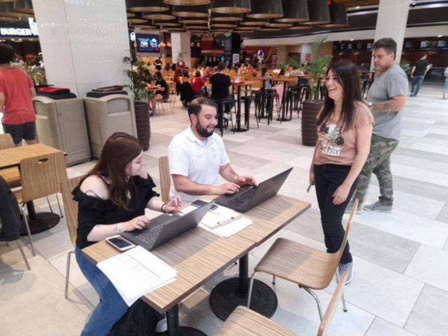 Luego de operativos de inspección que llevó a cabo el Ministerio de Trabajo, un alto porcentaje de comercios no cumplía las normas laborales en el shopping.