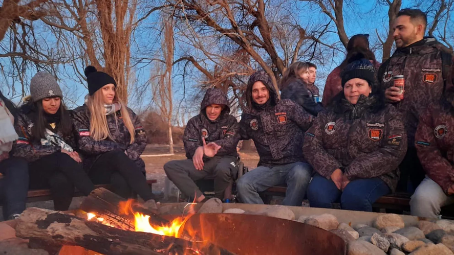 Oriundo de Granadero Baigorria, Santa Fe, Leandro Culasso tiene 18 años y junto a sus compañeros y compañeras conoció la nieve.