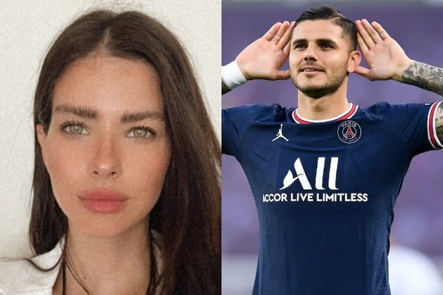 Las diferentes fotografías que utiliza la cuenta inglesa de escándalos de futbolistas, para narrar la historia de Wanda Nara, Mauro Icardi, y Maxi López