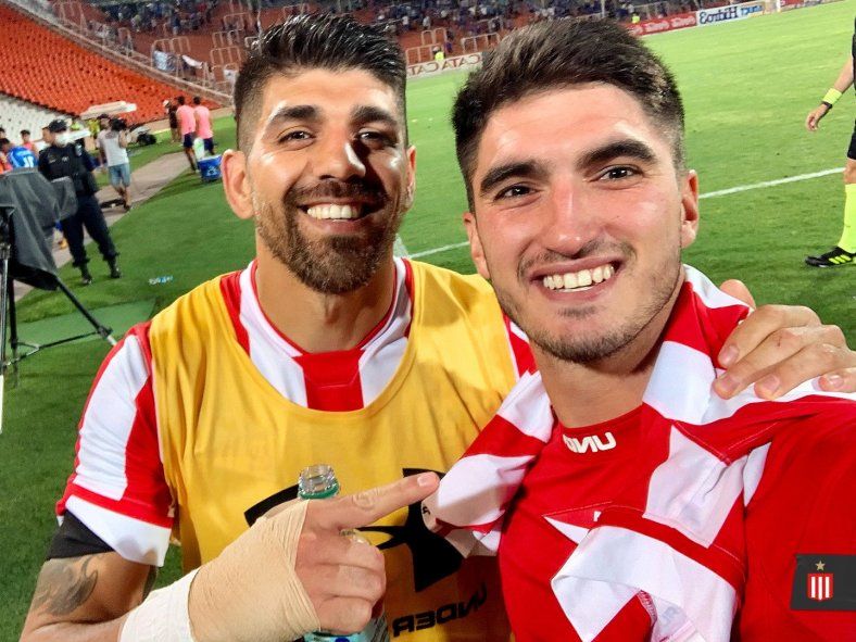 Díaz y Del Prete conformaron una gran dupla en 2021 en el Estudiantes de Zielinski (Foto: Prensa EDLP).