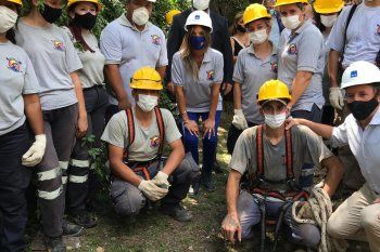 Galmarini fue a San Miguel para dar lugar a obras de agua potable