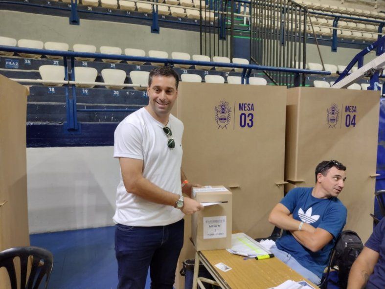 Marcelo Bombardelli, candidato a vicepresidente segundo, por Hacer Tripero en las elecciones de Gimnasia