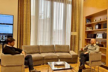 Guzmán recibió a Axel Kicillof en una muestra de unidad
