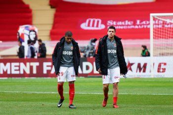 Kylian Mbappé y Guido Carrillo, juntos en su estadía en Mónaco.