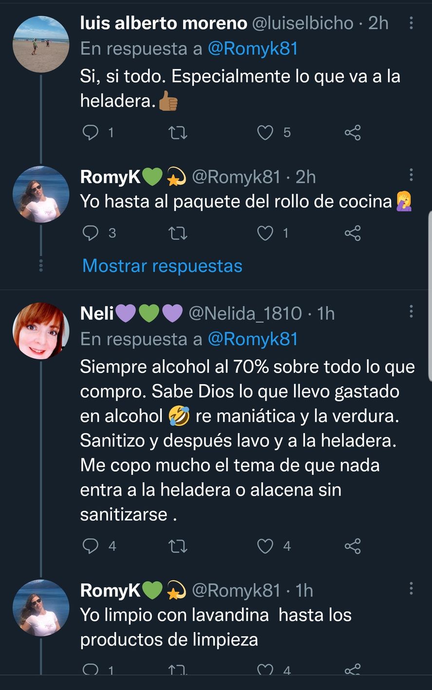 Mucha gente aún conserva la idea de desinfectar con alcohol sus compras por temor al contagio de Coronavirus por esa vía
