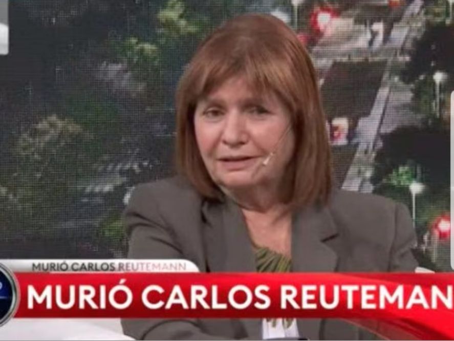 Patricia Bullrich, habitual invitada a TN, estaba allí y envió condolencias por la falsa noticia dada por ese medio de la muerte de Carlos Reutemann 
