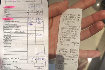 El ticket se volvió viral en las redes sociales