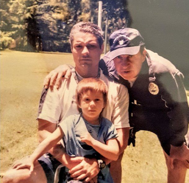 Gabriel Perrone y Carlos Griguol en Gimnasia
