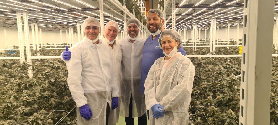 Francisco Echarren y Carolina Gaillard recorrieron granjas y laboratorios de producción de cannabis medicinal de Israel.