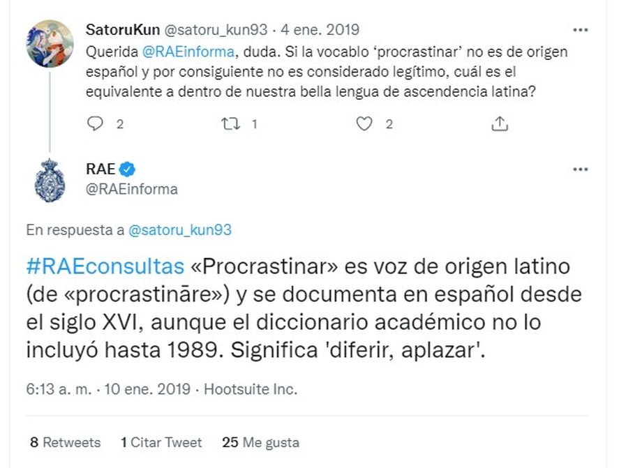 Procrastinar, una de las palabras y hábitos más practicados. 
