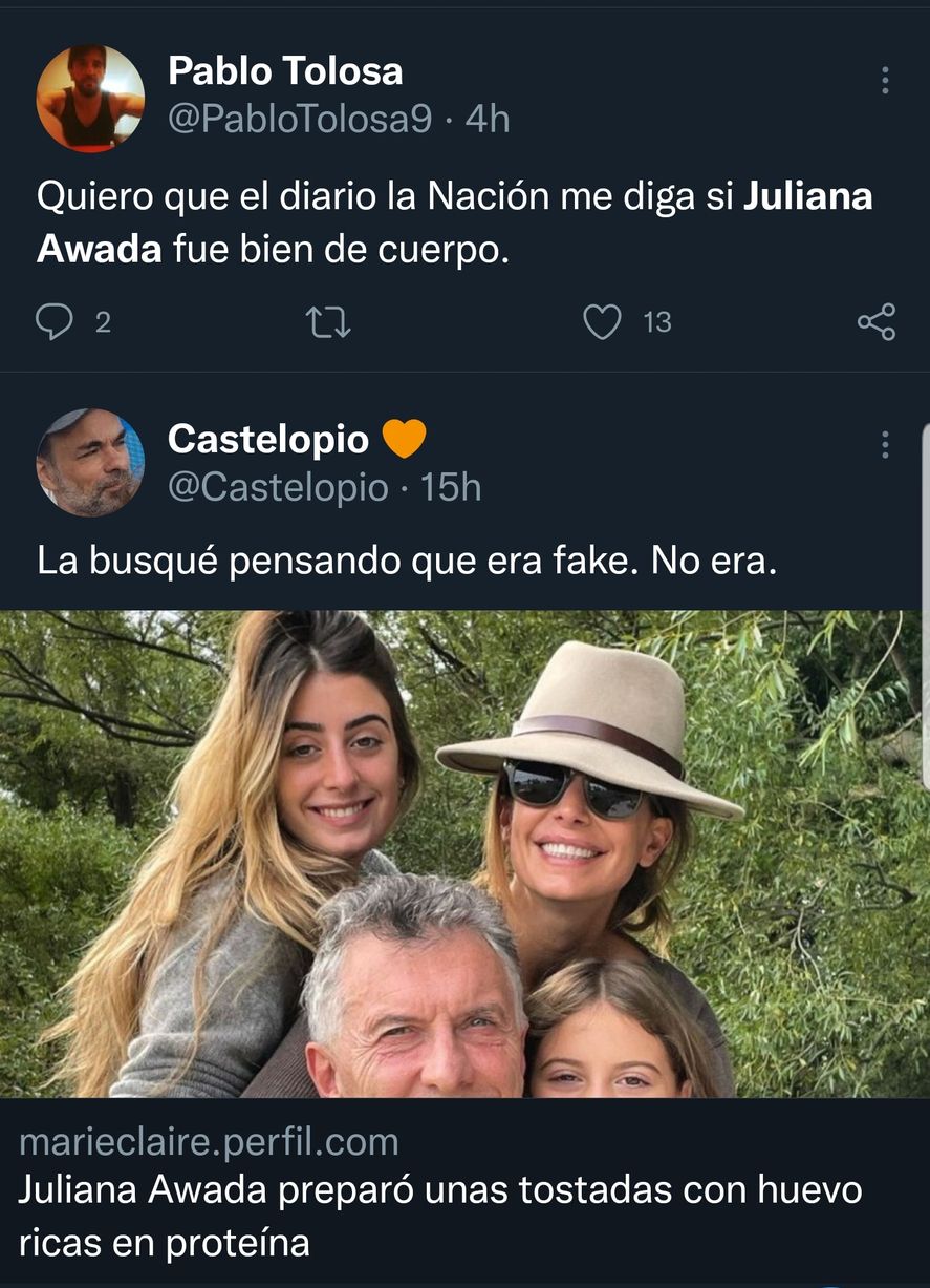 Repercusiones en redes sociales a los artículos acerca de Juliana Awada y su fascinación por los huevos en la cocina 