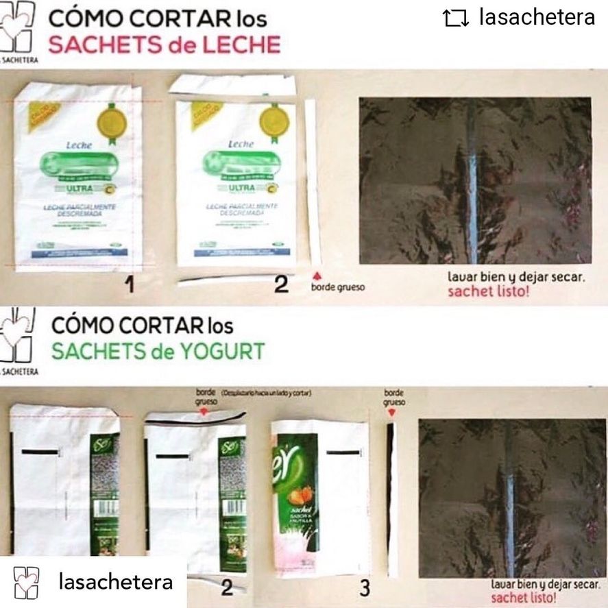 Del lunes 6 de junio al miércoles 6 de julio, todas las personas que quieran formar parte de la campaña pueden depositar sus sachets de leche o yogur vacíos y limpios en alguna de las urnas.