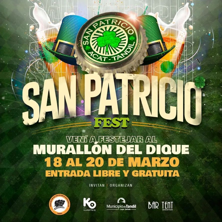 La fiesta de San Patricio será este fin de semana en Tandil