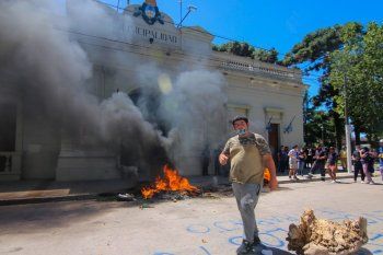 Juan Grabois acusó a Mantegazza de reprimir a cartoneros de San Vicente.