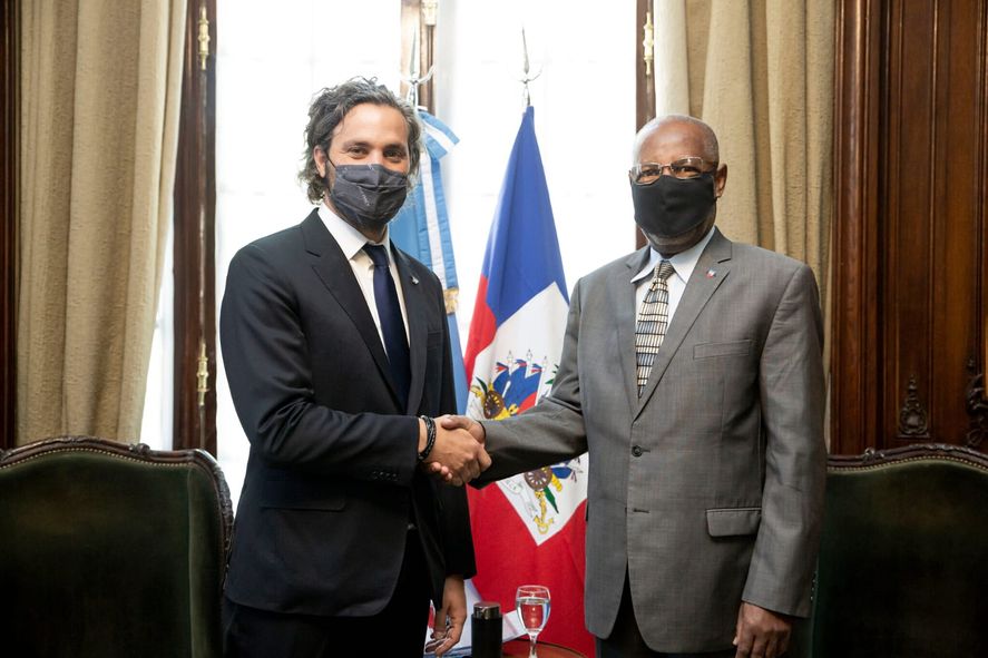 Santiago Cafiero se reunió con sus pares de República Dominicana, Ecuador, Haití y Surinam 