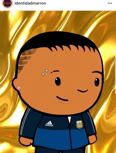 Esta es la imagen original de la adaptación de Zamba en versión 